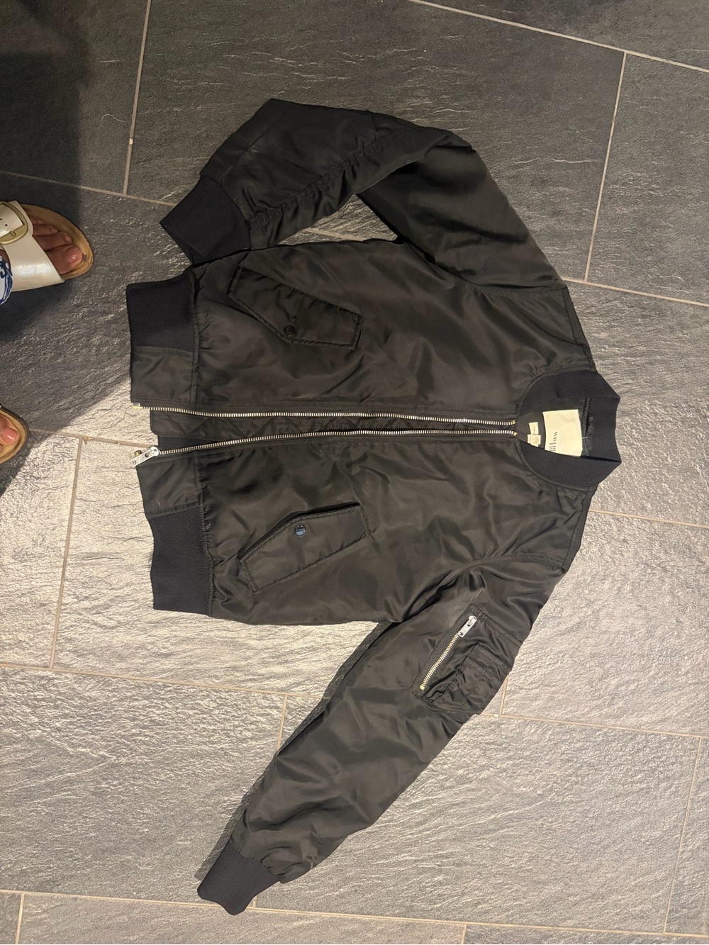 Wilfred Black Women's Bomber Jacket